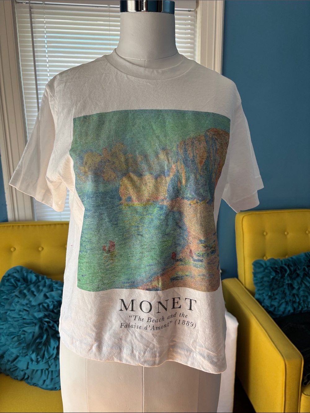 Tee shirt with Monet print